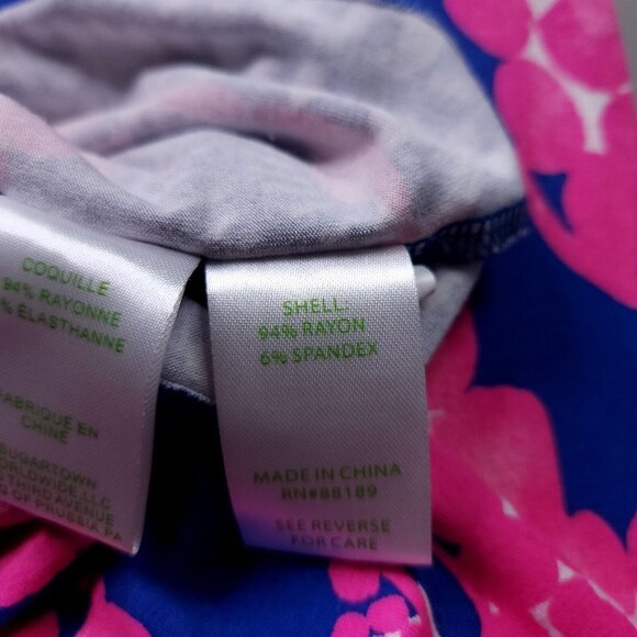 Lilly Pulitzer Laurana Dress Off The Shoulder Ocean Engineered Tentacles XS - Picture 7 of 11